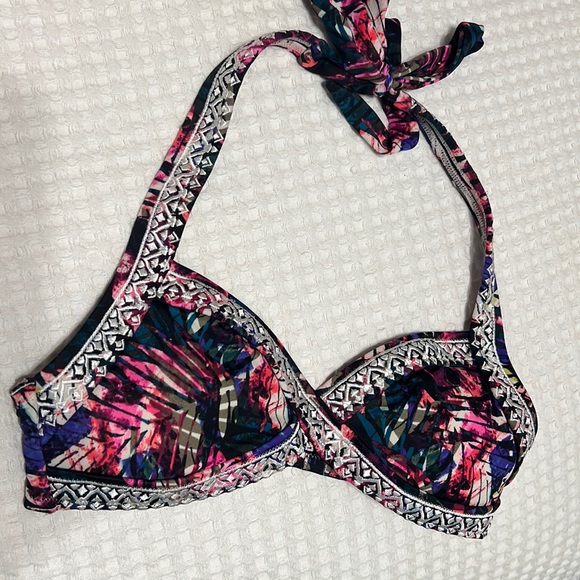 PINK Victoria's Secret Other - Victoria’s Secret PINK Multicolor Floral Bikini Top Size XS